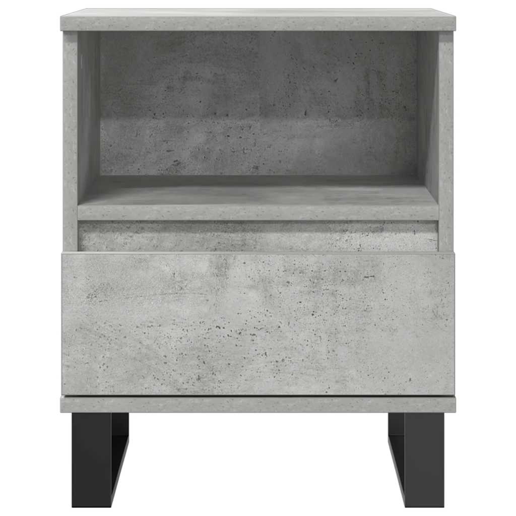 Nachttisch Betongrau 40x35x50 cm Holzwerkstoff